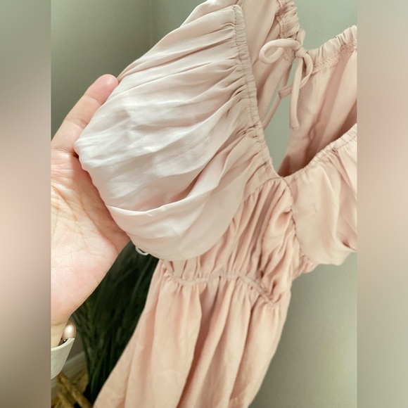 NWT RUMOR blush pink midi boho dress size 8 - Picture 5 of 8